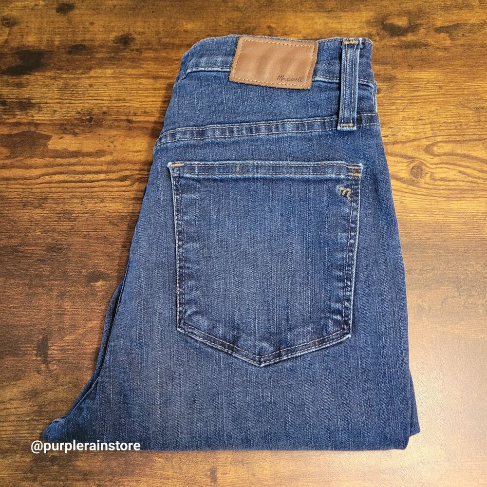 Madewell Jeans 28 Skinny 10" High Rise Hayes Wash F4684 Tummy Control Stretch - Picture 3 of 12
